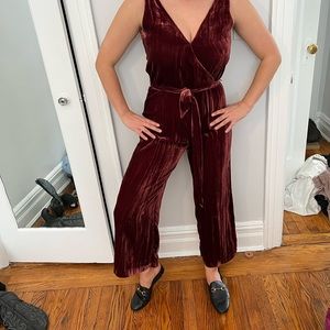 BB Dakota velvet jumpsuit